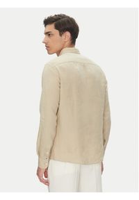 BOSS Koszula H-Roan-Bd-E-C1 50520283 Beżowy Slim Fit. Kolor: beżowy. Materiał: len #5