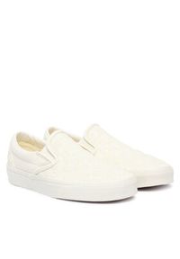Vans Tenisówki Classic Slip-On VN000D6YC131 Kremowy. Zapięcie: bez zapięcia. Kolor: kremowy. Materiał: materiał #3