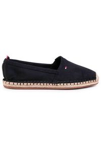 TOMMY HILFIGER - Tommy Hilfiger Espadryle Basic Tommy Flat Espadrille FW0FW04827 Czarny. Kolor: czarny. Materiał: materiał #3