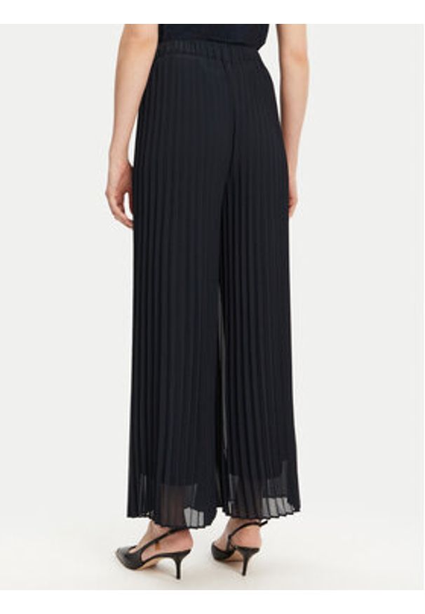 Morgan Spodnie palazzo 232-PCARY Granatowy Wide Leg. Kolor: niebieski. Materiał: syntetyk