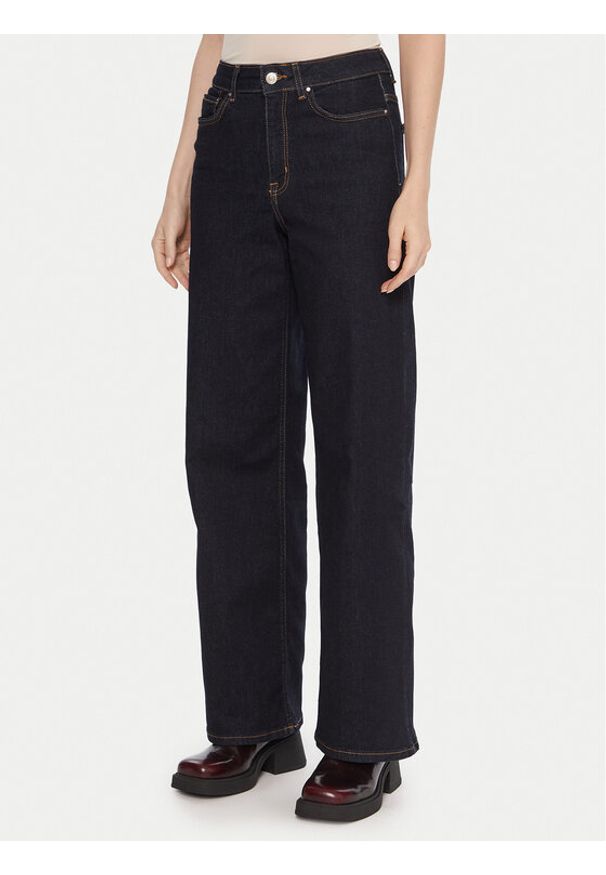 only - ONLY Jeansy Madison 15352206 Granatowy Wide Leg. Kolor: niebieski