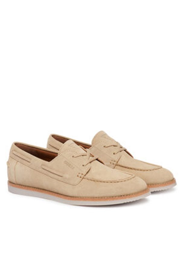 Guess Półbuty FMJOPP SUE14 Beżowy. Kolor: beżowy. Materiał: skóra, zamsz