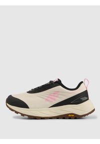 4f - 4F Niskie buty trailowe IRONSTEP z membraną damskie - beżowe 40. Kolor: beżowy. Materiał: materiał, tkanina, guma. Szerokość cholewki: normalna #1