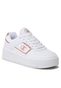 Champion Sneakersy S11576-WW006 Biały. Kolor: biały. Materiał: skóra #5