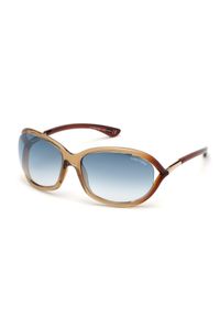 Tom Ford - TOM FORD - Okulary przeciwsłoneczne Jennifer. Kolor: brązowy. Materiał: materiał #5
