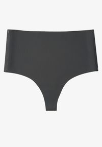Born2be - Ciemnozielone Majtki Bezszwowe z Wysokim Stanem Koliane. Stan: podwyższony. Kolor: zielony. Materiał: jeans