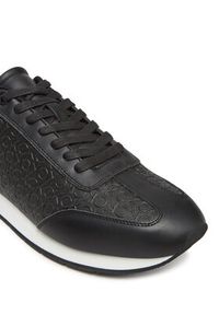 Calvin Klein Sneakersy Low Prof Runn Laceup Mono HM0HM01896 Czarny. Kolor: czarny. Materiał: skóra #5