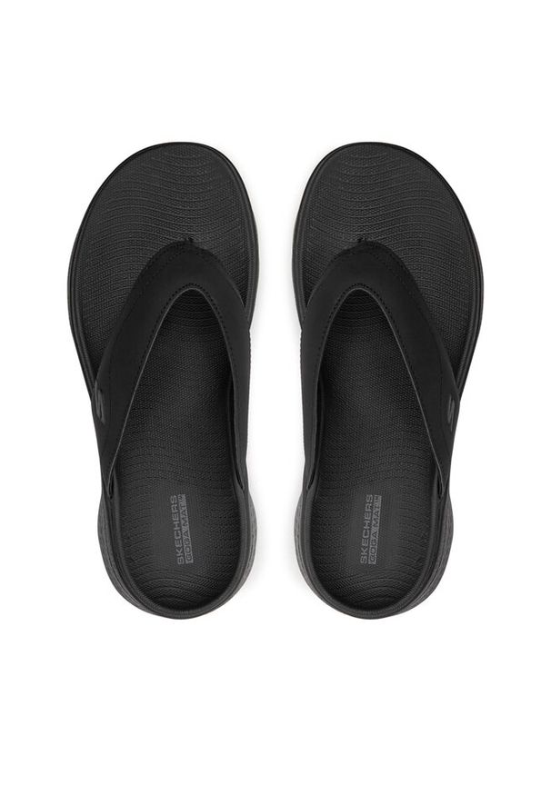 skechers - Japonki Skechers. Kolor: czarny