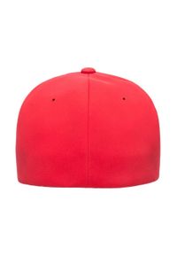 FLEXFIT - Czapka Z Daszkiem Delta Plain. Kolor: czerwony