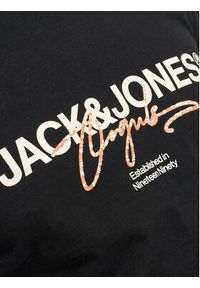 Jack & Jones - Jack&Jones T-Shirt Joraruba 12255452 Czarny Standard Fit. Kolor: czarny. Materiał: bawełna