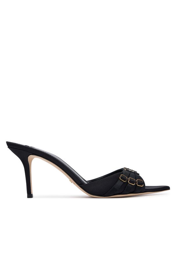 Elisabetta Franchi Klapki SA-76L-62E2-V500 Czarny. Kolor: czarny. Materiał: materiał