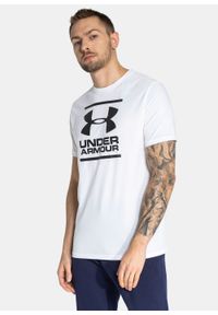 Koszulka Under Armour GL Foundation SS (1326849-100). Kolor: biały. Materiał: poliester, bawełna. Długość: krótkie. Sport: kolarstwo #3