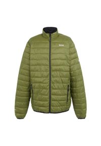 Regatta - Męska Kurtka Ocieplana Hillpack II. Kolor: czarny, wielokolorowy, zielony. Materiał: puch. Sport: turystyka piesza #1