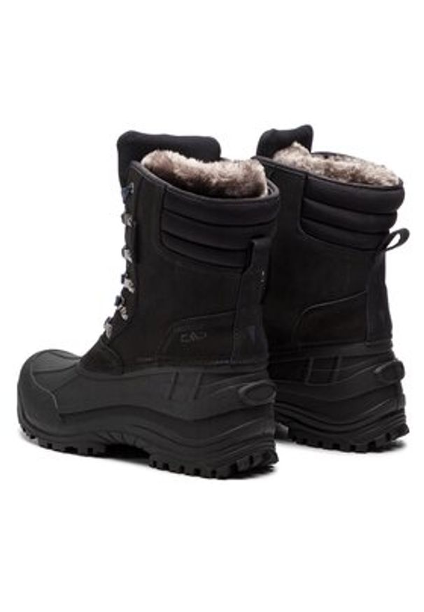 CMP Śniegowce Kinos Snow Boots Wp 3Q48867 Czarny. Kolor: czarny. Materiał: nubuk, skóra