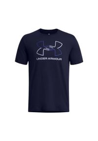 Koszulka sportowa męska Under Armour Gl Foundation Uodate. Kolor: niebieski. Materiał: bawełna, poliester. Długość rękawa: krótki rękaw. Długość: krótkie
