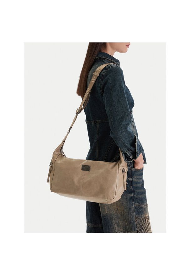 G-Star RAW - Torebka G-Star Raw. Kolor: beżowy