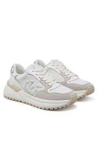 Pinko - PINKO Sneakersy Gem 07 SS0055 P074 Biały. Kolor: biały. Materiał: materiał #4