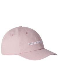 Czapka z daszkiem The North Face Norm 0A7WHPNIB1 - różowa. Kolor: różowy. Materiał: poliester, bawełna, materiał. Styl: klasyczny #1