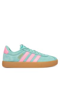 Adidas - adidas Sneakersy Vl Court 3.0 IH6518 Turkusowy. Kolor: turkusowy. Materiał: skóra, zamsz #1