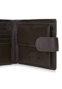 Wittchen - Męski portfel skórzany rozkładany brązowy. Kolor: brązowy. Materiał: skóra #5