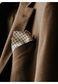 Pako Lorente - PAKO LORENTE – Biała poszetka z jedwabiu. Kolor: biały. Materiał: jedwab #2