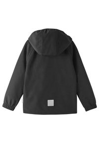 Kurtka softshell dziecięca Reima Vantti. Kolor: czarny. Materiał: softshell