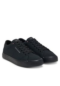 TOMMY HILFIGER - Tommy Hilfiger Tenisówki Hi Vulc Low Core Canvas FM0FM05396 Czarny. Kolor: czarny. Materiał: materiał #5