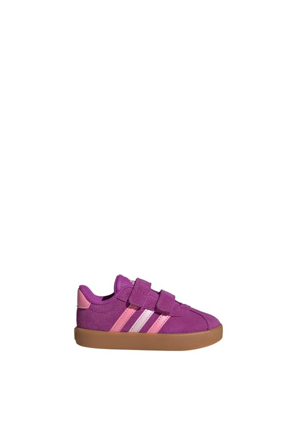 Adidas - Buty VL Court 3.0. Kolor: różowy. Sport: turystyka piesza, skateboard
