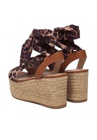 Liu Jo Espadryle Bali 03 SA6087 TX133 Brązowy. Kolor: brązowy. Materiał: materiał #3