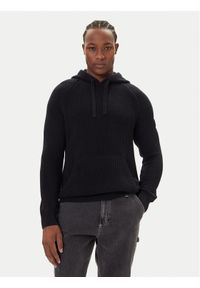 JOOP! Jeans Sweter 15 JJK-18Harrio 30049660 Czarny Modern Fit. Kolor: czarny. Materiał: bawełna