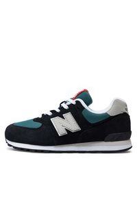 New Balance Sneakersy GC574MGH Czarny. Kolor: czarny. Materiał: skóra. Model: New Balance 574 #4