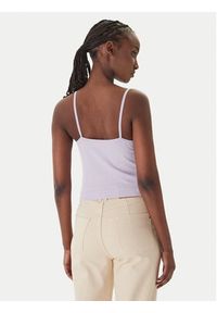 Guess Top O6GR01 Z5302 Fioletowy Regular Fit. Kolor: fioletowy. Materiał: wiskoza #4