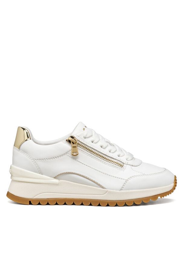 Geox Sneakersy D Desya D6600A 085BN C1327 Biały. Kolor: biały. Materiał: skóra