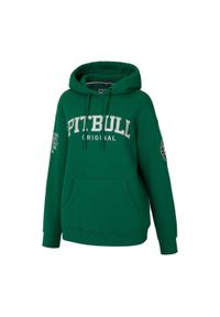 PITBULL - Bluza damska Pitbull z kapturem oversize Tyrian. Typ kołnierza: kaptur. Kolor: zielony