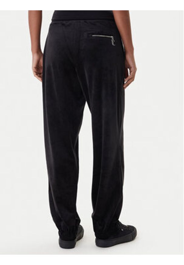 Juicy Couture Spodnie dresowe Davidson JCBBJ224811 Czarny Regular Fit. Kolor: czarny. Materiał: syntetyk