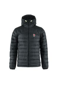 Fjällräven - Kurtka puchowa Fjallraven Expedition Pack Down Hoodie. Kolor: czarny. Materiał: puch. Sport: turystyka piesza