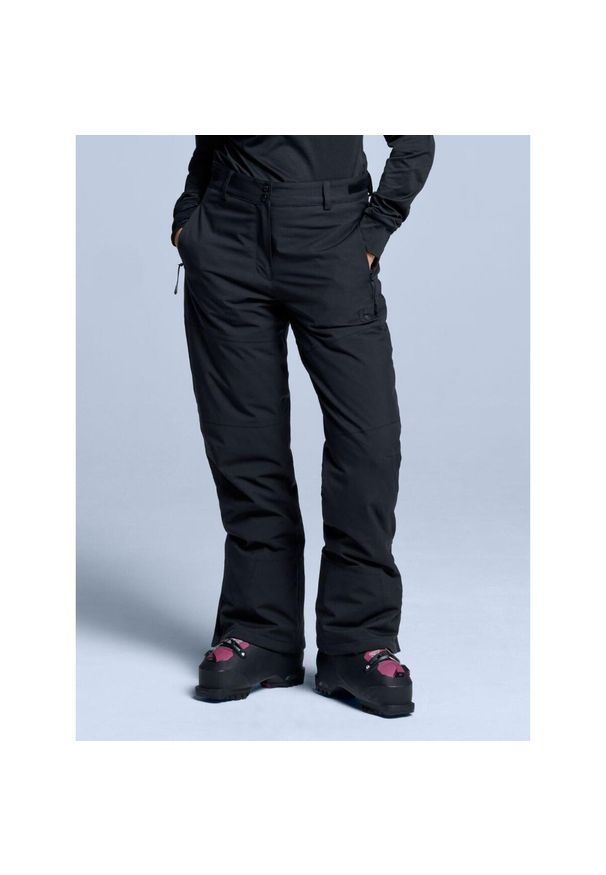 POEDERBAAS - Spodnie narciarskie - damskie - Arctic - ocieplane 2L - Czarne. Kolor: czarny. Materiał: poliester. Sezon: zima. Sport: narciarstwo