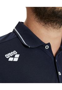 Koszulka polo Arena Team Polo shirt Solid Cotton. Typ kołnierza: polo. Kolor: niebieski. Materiał: bawełna. Wzór: gładki
