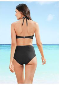 bonprix - Figi bikini shape, high waist, lekki stopień modelowania sylwetki. Stan: podwyższony. Kolor: czarny. Materiał: materiał. Długość: długie #2