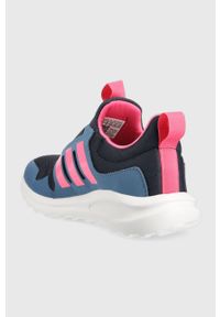 adidas Performance buty dziecięce kolor fioletowy. Nosek buta: okrągły. Kolor: fioletowy. Materiał: materiał #5