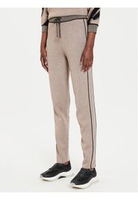 Liu Jo Sport Spodnie dresowe TF4104 MS49I Złoty Regular Fit. Kolor: złoty. Materiał: wiskoza