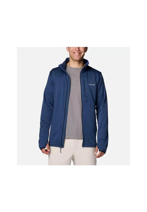 columbia - Bluza polarowa męska Columbia Park View Fleece Full Zip. Kolor: niebieski. Materiał: polar