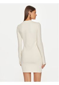 Guess Sukienka codzienna Colette Jersey V4BK04 KCDH1 Biały Regular Fit. Okazja: na co dzień. Kolor: biały. Materiał: bawełna. Typ sukienki: proste. Styl: casual