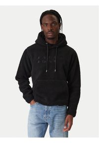 Jack & Jones Bluza Flare Teddy 12285678 Czarny Relaxed Fit. Kolor: czarny. Materiał: syntetyk #1