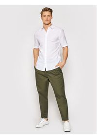 Only & Sons Koszula Caiden 22009885 Biały Slim Fit. Kolor: biały. Materiał: bawełna