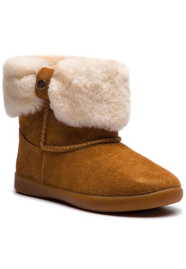 Kozaki Ugg T Ramona 1095571T T/Che. Kolor: brązowy. Materiał: skóra