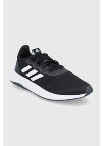 Adidas - adidas Buty FY5680 kolor czarny. Okazja: na plażę. Nosek buta: okrągły. Zapięcie: sznurówki. Kolor: czarny. Materiał: materiał, guma. Model: Adidas Racer #5