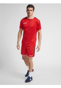Koszulka sportowa Poliestrowa T-shirt Hummel Authentic Poly Jersey. Kolor: czerwony, różowy, wielokolorowy. Materiał: jersey, poliester. Sport: fitness