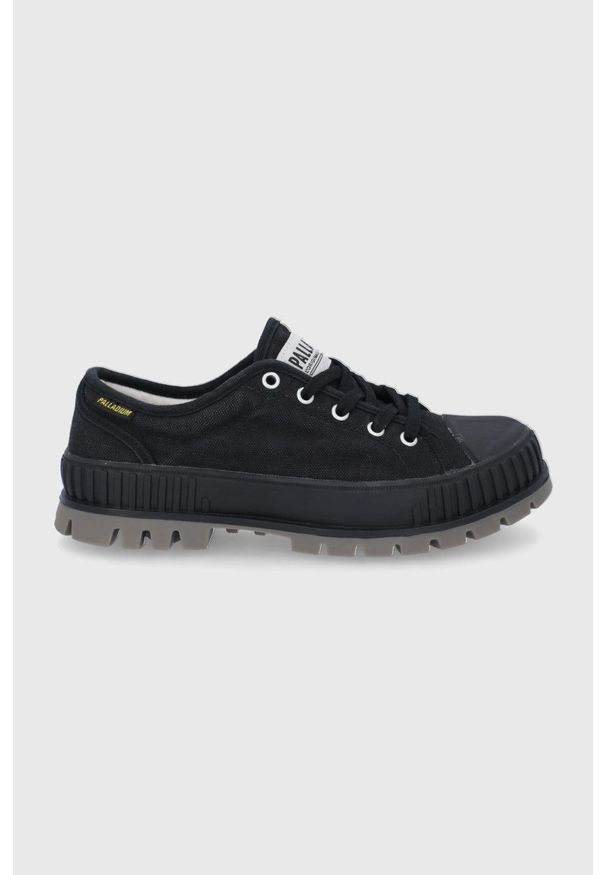 Palladium Tenisówki kolor czarny. Nosek buta: okrągły. Kolor: czarny