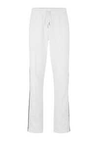 BOSS - Boss Spodnie dresowe 50488826 Biały Relaxed Fit. Kolor: biały. Materiał: dresówka, bawełna